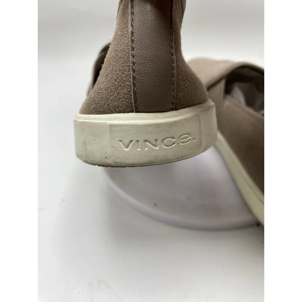 Vince. Shoes Women Size 8.5 Haggai Gray Suede Casual Slip On 4010 - Picture 8 of 14
